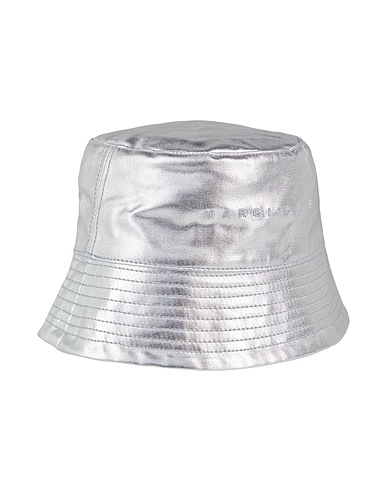 MM6 MAISON MARGIELA 帽子 シルバー コットン 100%