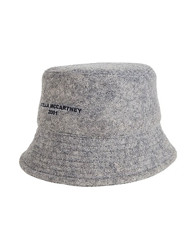 STELLA McCARTNEY Hat Grey 100% Polyester