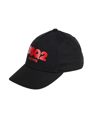 DSQUARED2 Hat Black 100% Cotton