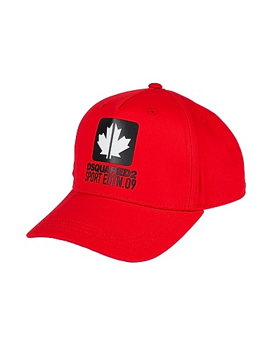 DSQUARED2 Hat Red 100% Cotton