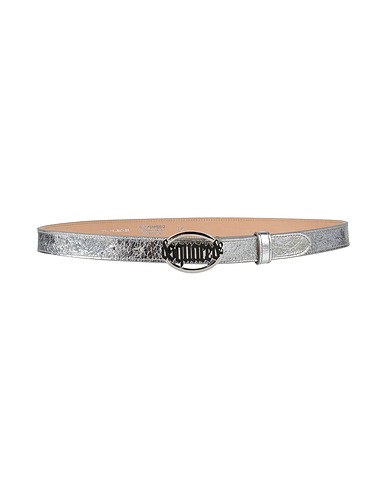 DSQUARED2 Regular belt Silver Leather