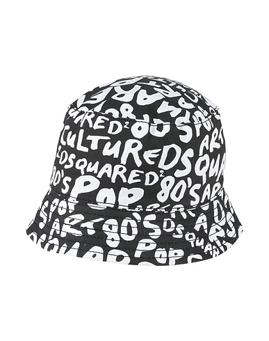 DSQUARED2 Hat Black 100% Cotton