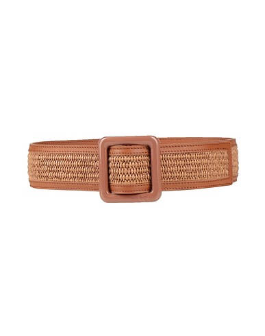 WEEKEND MAX MARA High-waist belt Brown 52% Cotton, 48% Polyamide, Cow leather