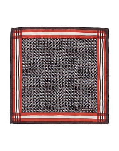 ZEGNA Écharpes et foulards Moka 100% Soie