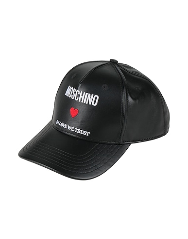 MOSCHINO Cappello Nero 100% Pelle di pecora