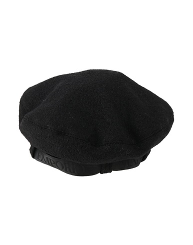 EMPORIO ARMANI Hat Black 50% Wool, 50% Viscose, Polyester