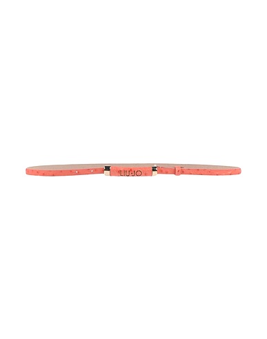 LIU •JO Thin belt Antique rose Leather