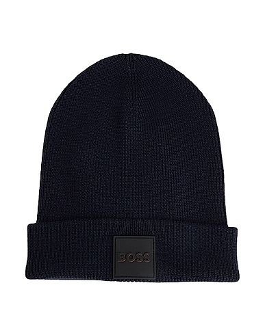 BOSS Cappello Blu notte 60% Lana Vergine, 40% Acrilico