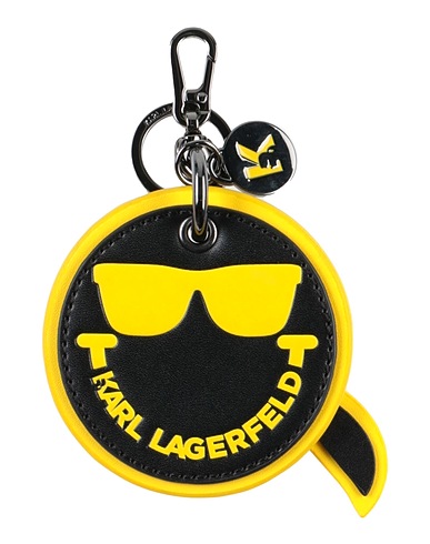 KARL LAGERFELD Key ring Black 100% Polyurethane