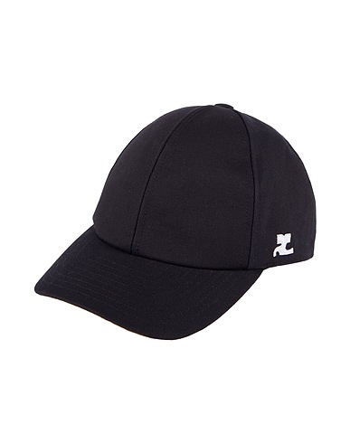 COURRÈGES Hat Black 100% Cotton