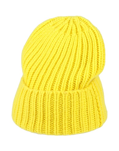 HURRAY Cappello Giallo 100% Cachemire