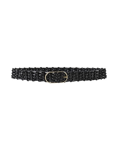 BARENA Regular belt Black Leather