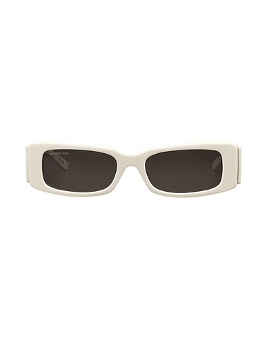 BALENCIAGA Sunglasses White Plastic