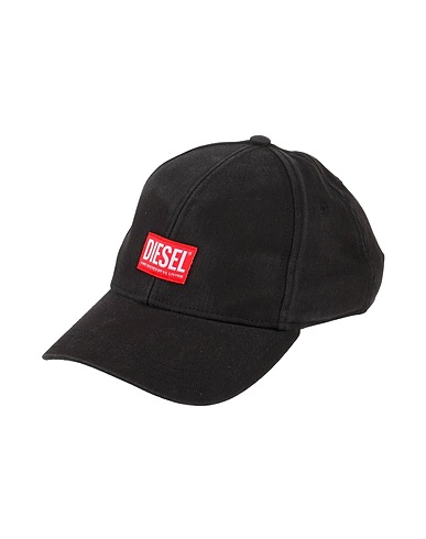 DIESEL Hat Black 100% Cotton
