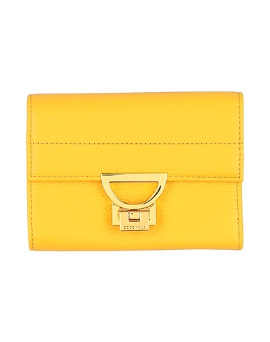COCCINELLE Wallet Yellow Leather