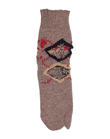 MAISON MARGIELA Guanti Khaki 85% Lana, 7% Lana di alpaca, 6% Acrilico, 2% Poliammide