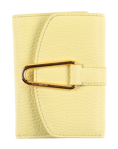 COCCINELLE Brieftasche Pastellgelb Leder