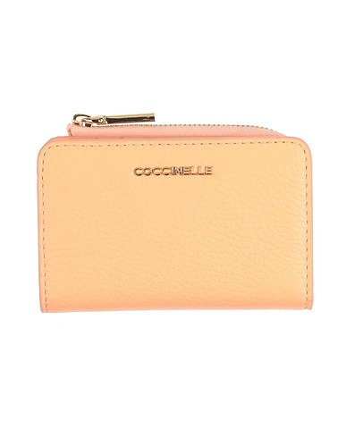 COCCINELLE Small Leather Goods Apricot Leather