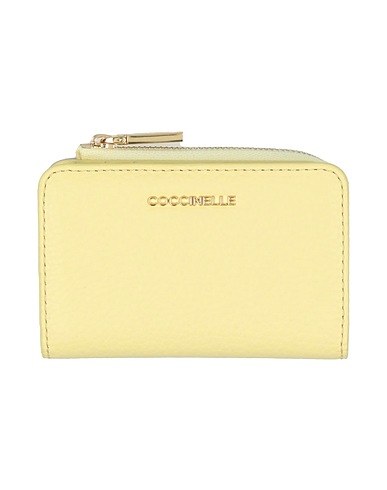 COCCINELLE Small Leather Goods Yellow Leather