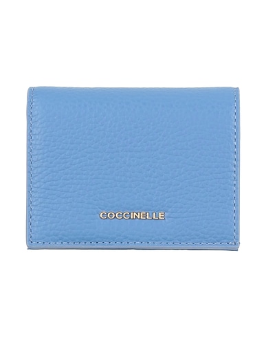 COCCINELLE Wallet Light blue Leather