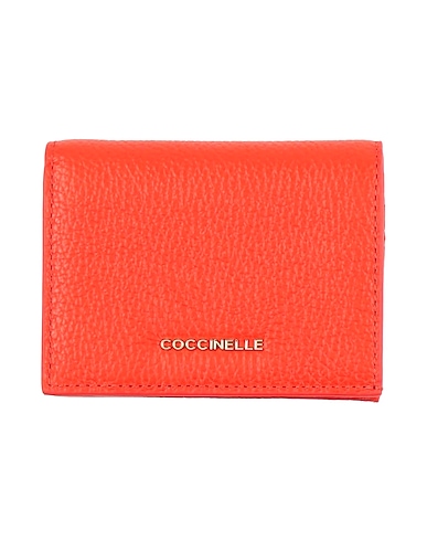 COCCINELLE Brieftasche Tomatenrot Leder