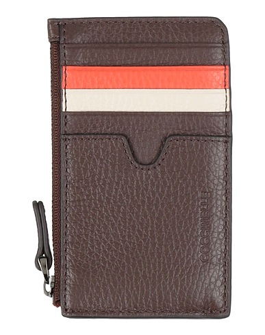 COCCINELLE Small Leather Goods Dark brown Leather