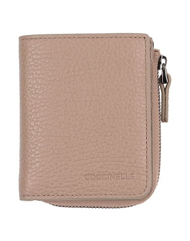 COCCINELLE Small Leather Goods Khaki Leather