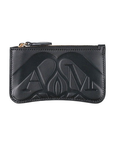 MCQUEEN Small Leather Goods Black Leather