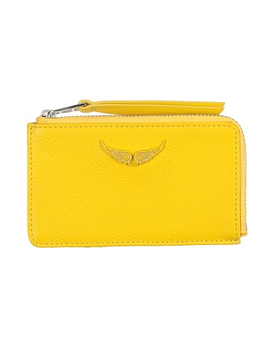 ZADIG&VOLTAIRE Small Leather Goods Yellow Cow leather