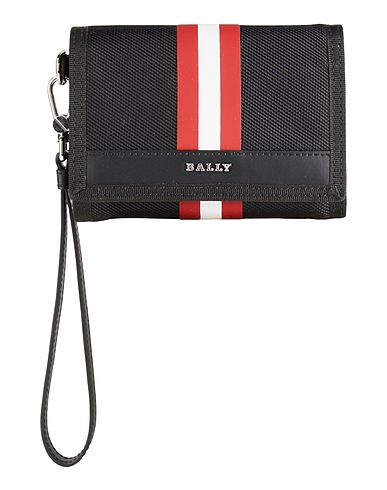 BALLY Wallet Black Textile fibres