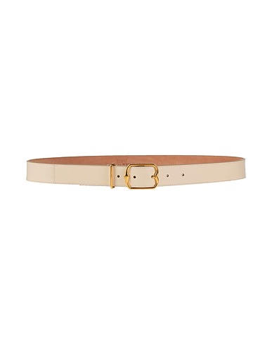 BALLY Regular belt Ivory Leather