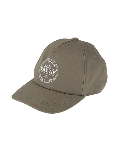 BALLY Hat Military green 100% Cotton