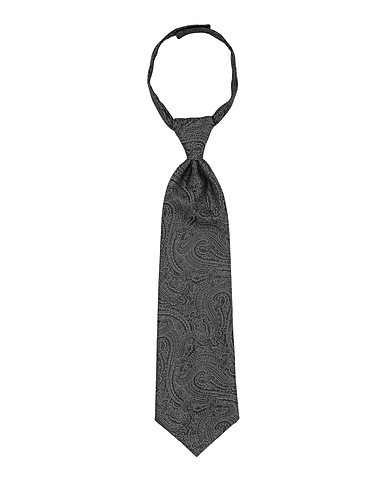 CARLO PIGNATELLI Ties and bow ties Charcoal 100% Polyester
