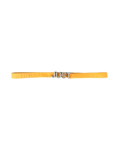 JUST CAVALLI Regular belt Marigold 100% Cow leather, Zinc, Aluminium, Copper