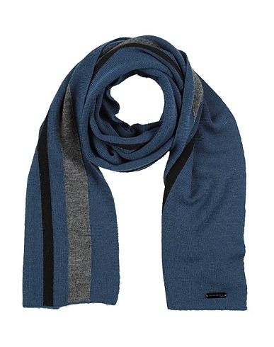 HARMONT & BLAINE Scarves and foulards Slate blue 50% Wool, 50% Acrylic