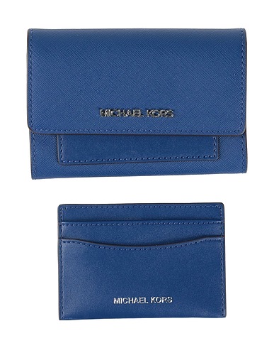 MICHAEL MICHAEL KORS Wallet Blue Leather