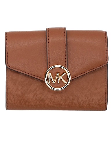 MICHAEL MICHAEL KORS Brieftasche Braun Gewebefasern