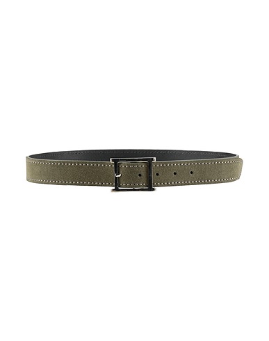 ORCIANI Leather belt Military green Leather