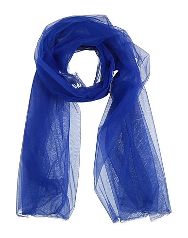 PHILOSOPHY di LORENZO SERAFINI Scarves and foulards Bright blue 100% Polyamide