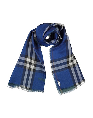 BURBERRY Scarves and foulards Dark green 51% Wool, 49% Silk