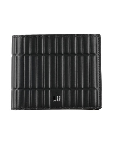 DUNHILL 財布 ブラック 革（なめし加工）