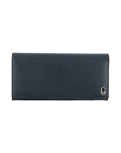 DUNHILL Wallet Navy blue Leather