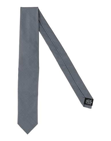 DUNHILL Cravatte e papillon Grigio 51% Lana, 49% Seta di gelso