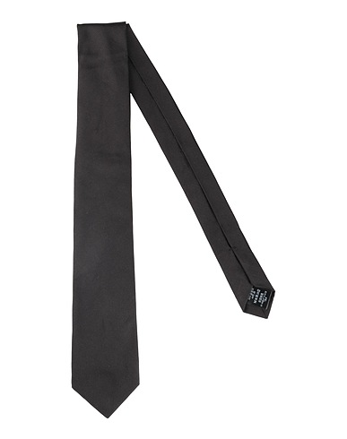 DUNHILL Ties and bow ties Black 56% Mulberry silk, 44% Cotton