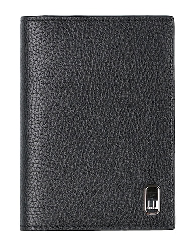 DUNHILL Wallet Black Leather