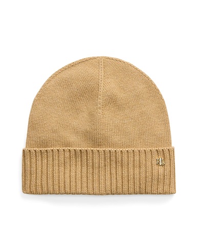 LAUREN RALPH LAUREN Cappello Wool-Blend Beanie
 Cammello 55% Nylon, 30% Lana, 15% Acrilico