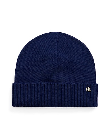 LAUREN RALPH LAUREN Hat Wool-Blend Beanie
 55% Nylon, 30% Wool, 15% Acrylic