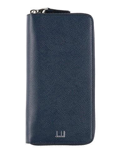DUNHILL Wallet Navy blue Leather