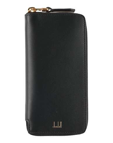 DUNHILL Wallet Black Leather