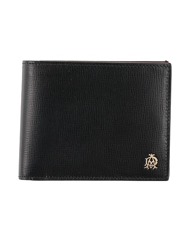 DUNHILL Wallet Black Leather